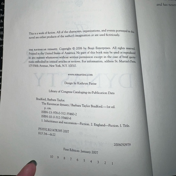 The Ravenscar Dynasty Hardback - First Edition - Picture 6 of 10